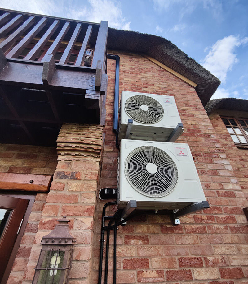 Air conditioning installed. 