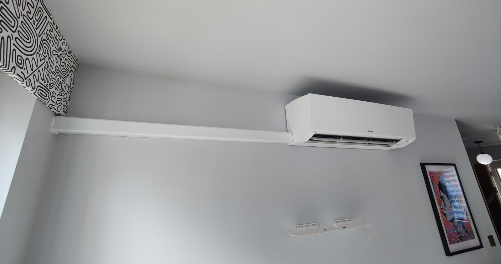 New air con system installed.