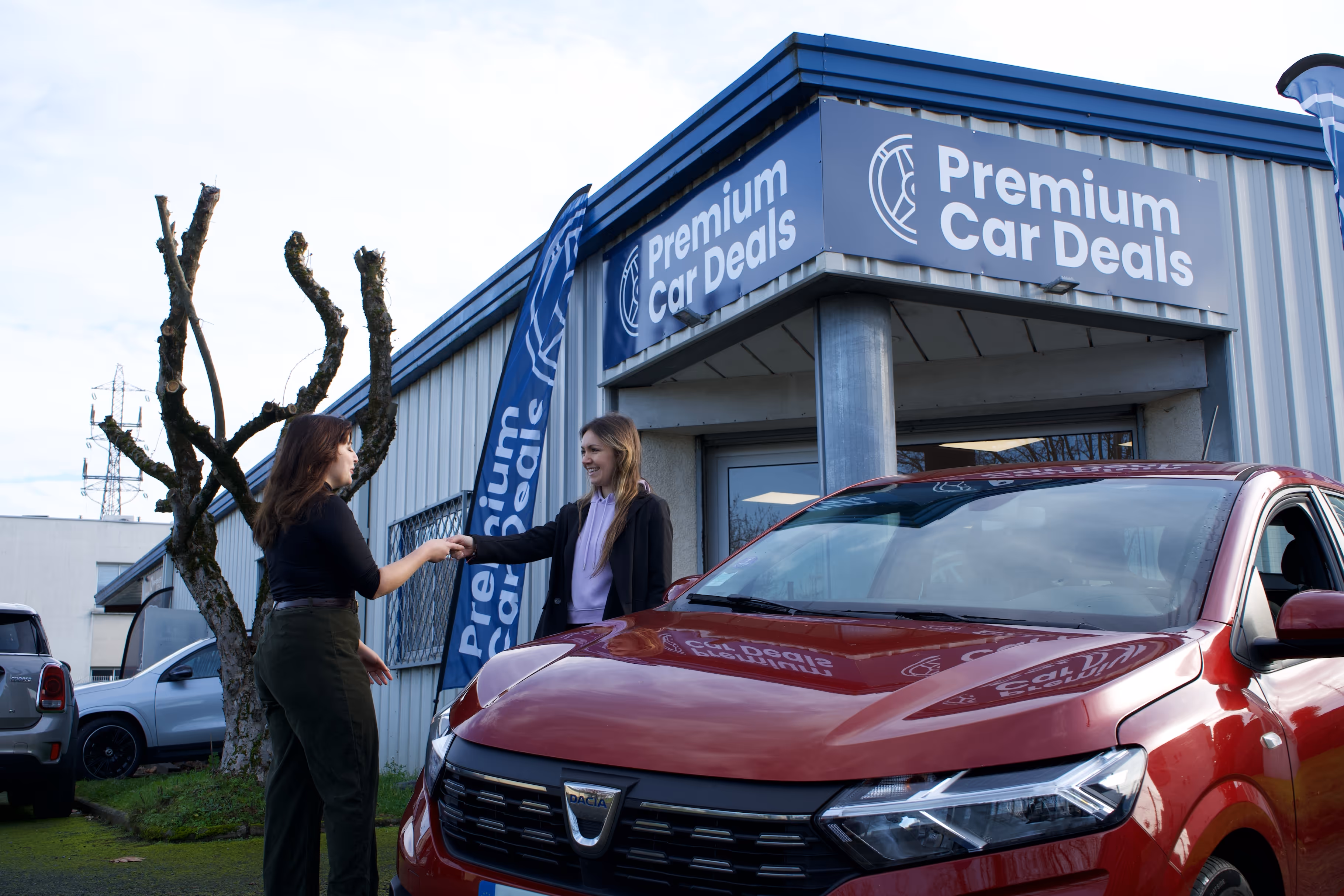 image of mechanics at work on a car