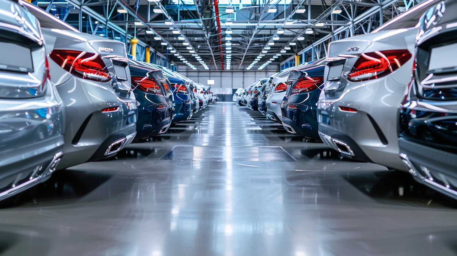 image of mechanics at work on a car