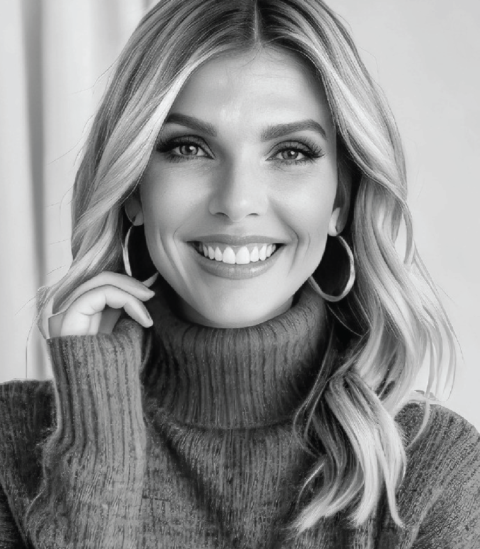 a women with cute smile