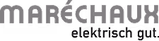 Logo mit dem Text 'MARECHAUX' und dem Slogan 'elektrisch gut.'