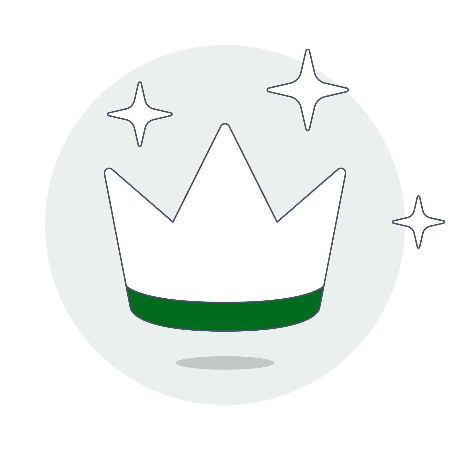 Illustration for quality and the best market conditions