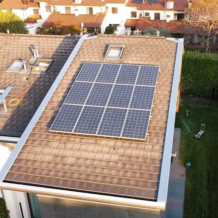 installazione fotovoltaico tetto casa
