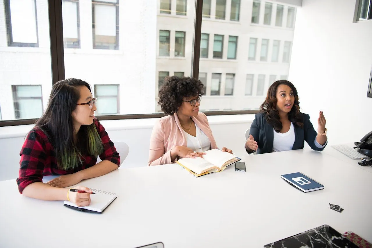 Group of women during a meeting