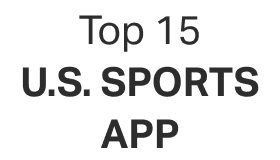 Top 15 U.S. Sports App
