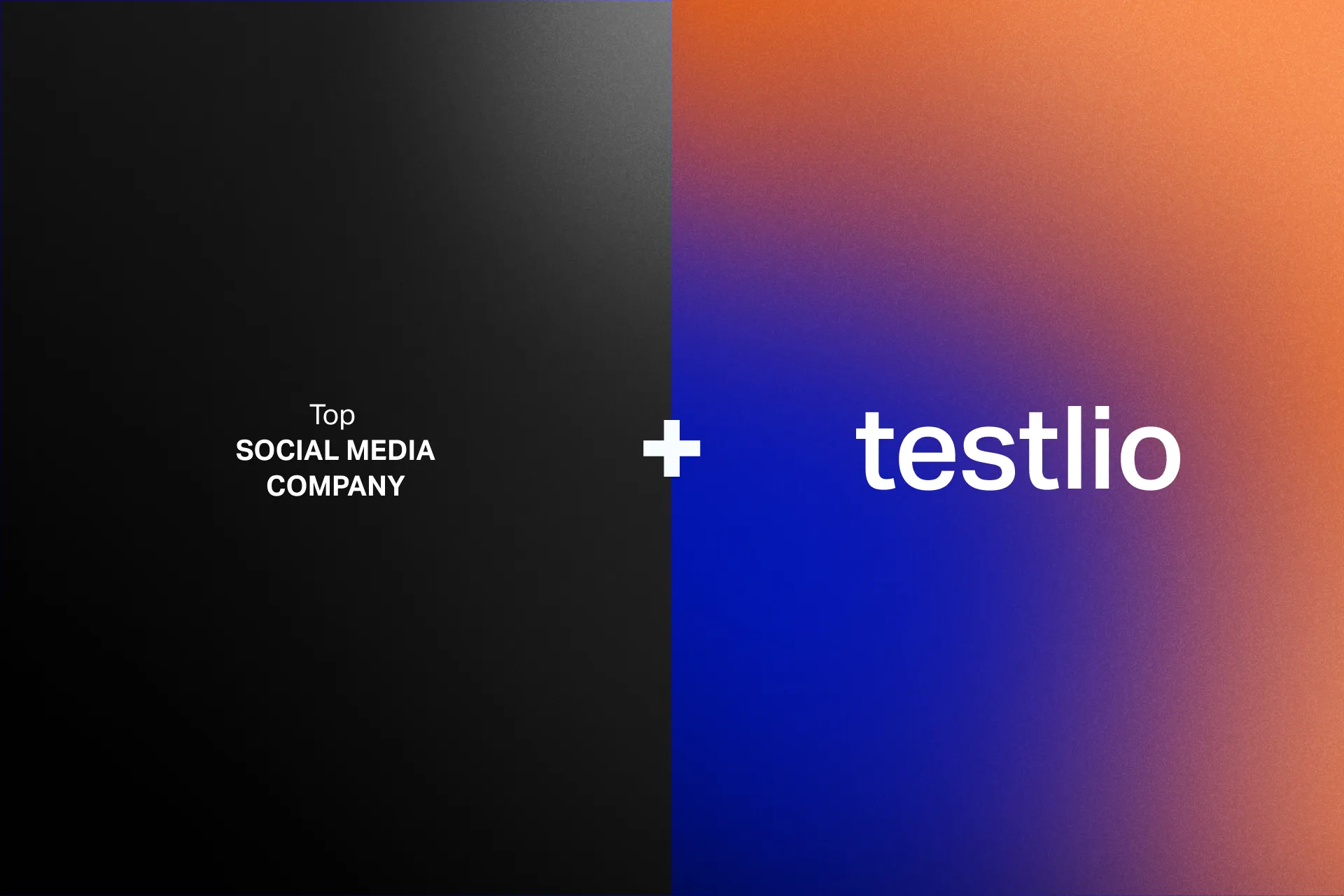 top social media and testlio logo