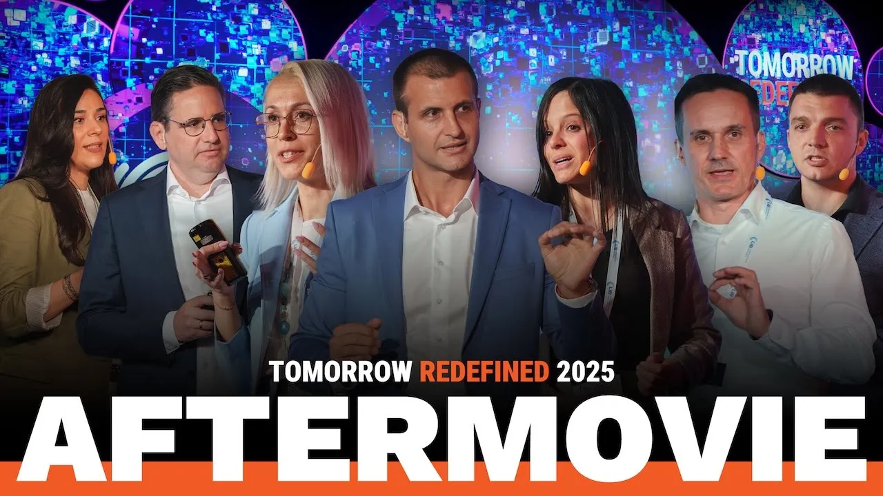 Poster for the aftermovie of Tomorrow Redefined 2025 edition