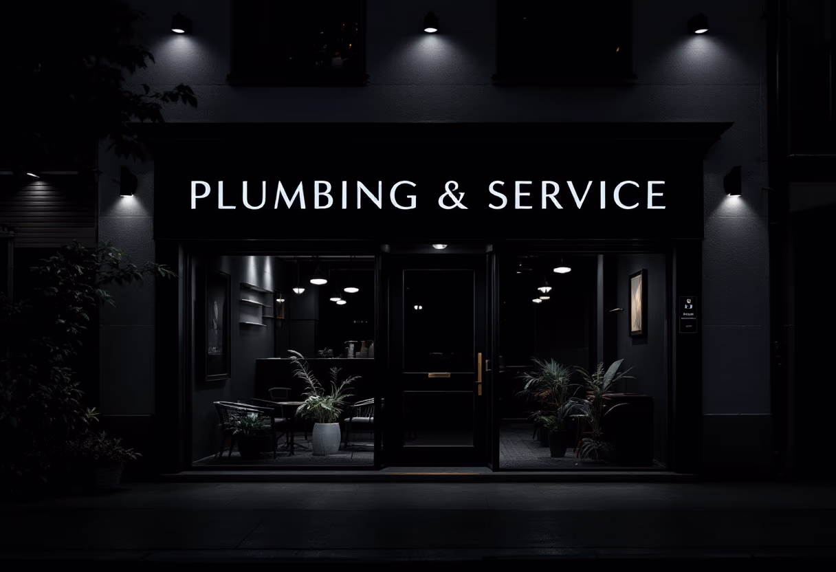 [background image] image of plumbing company exterior