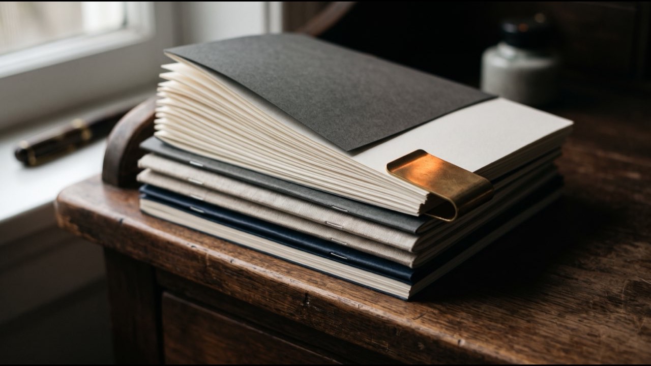 Bound document sets on a desk representing a lender reporting pack