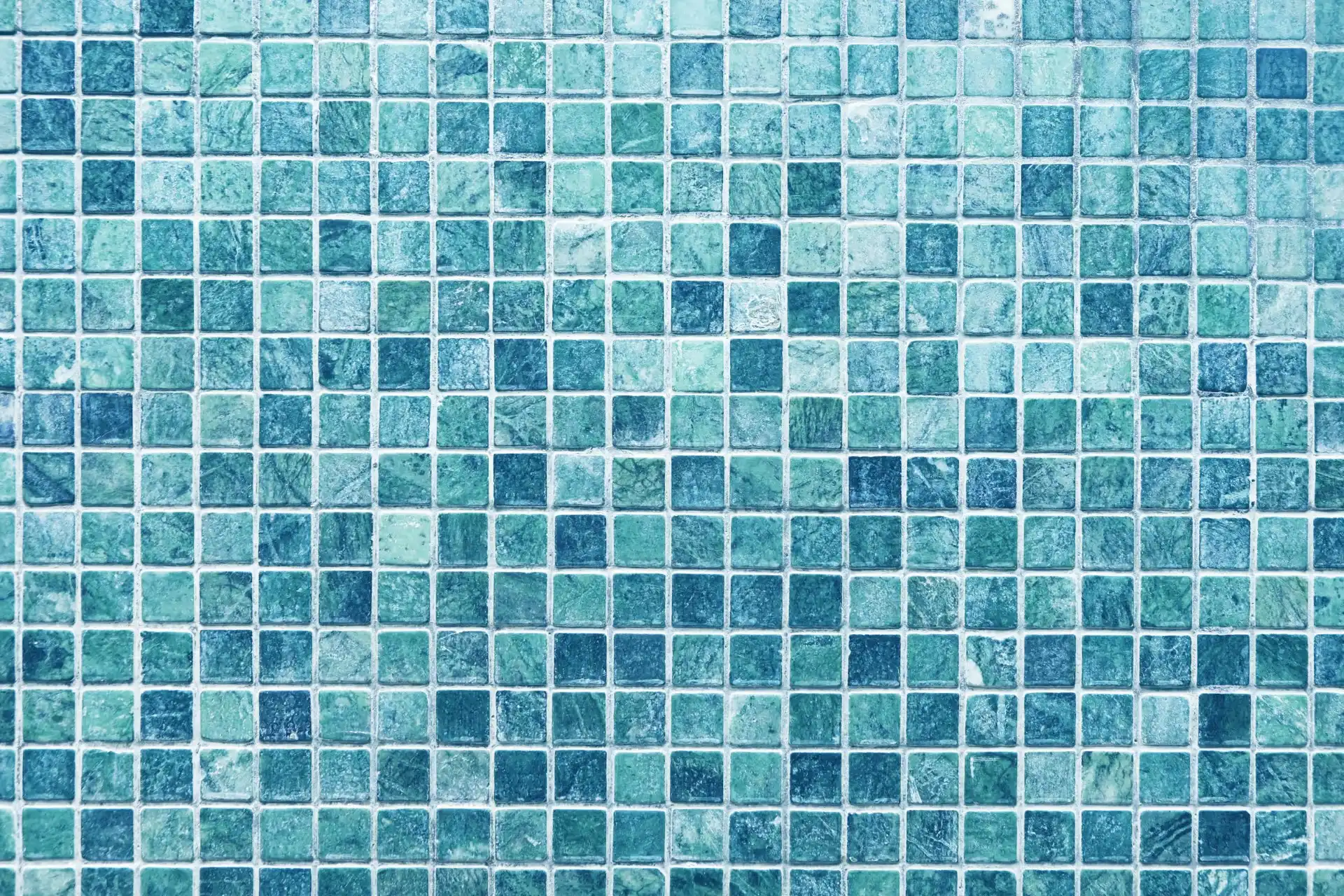 blue pool tiles