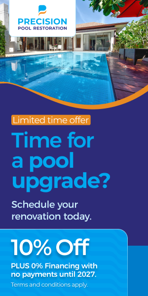 Save 10% on Your Pool Upgrade PLUS Get 0% Financing for Qualified Applicants. Terms and conditions apply