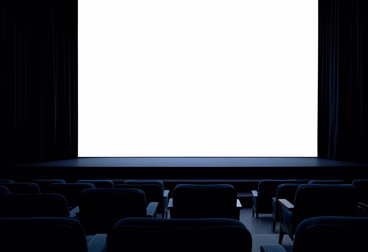 [background image] image of stage with seating (for an author & writer)