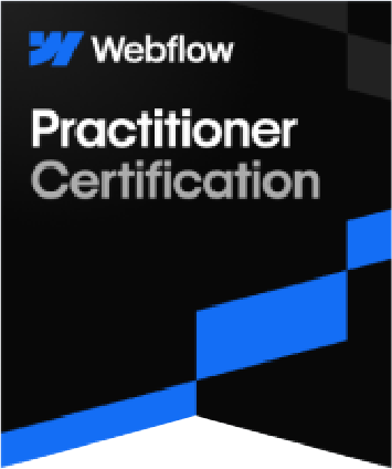 Webflow Practitioner Certification.
