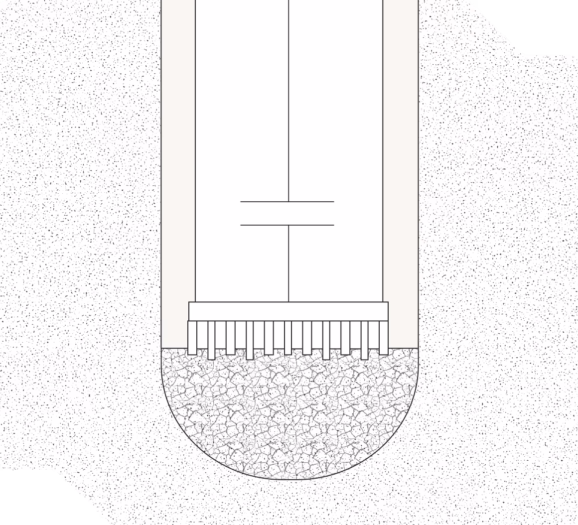 Electric Impulse Drilling pulse cycle at the drill tip