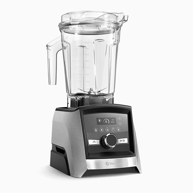 Official Vitamix A3500 blender in brushed stainless steel finish