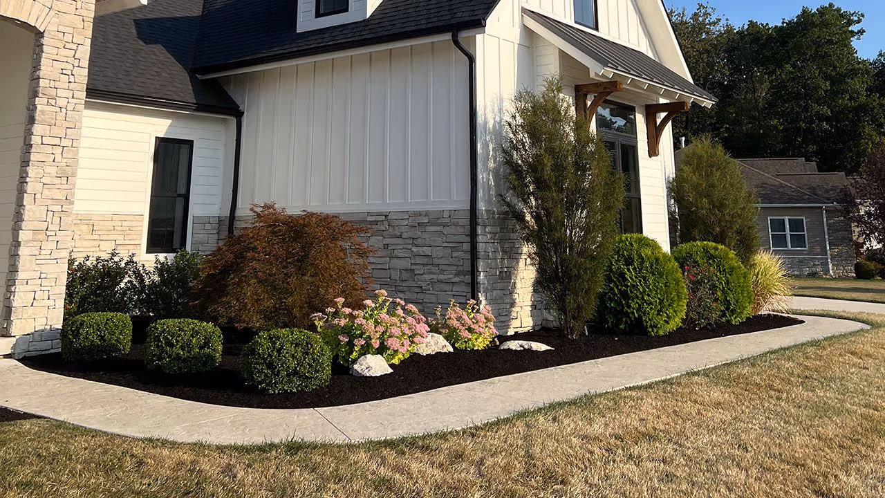 Outdoor property improvements completed by JMS Property Management
