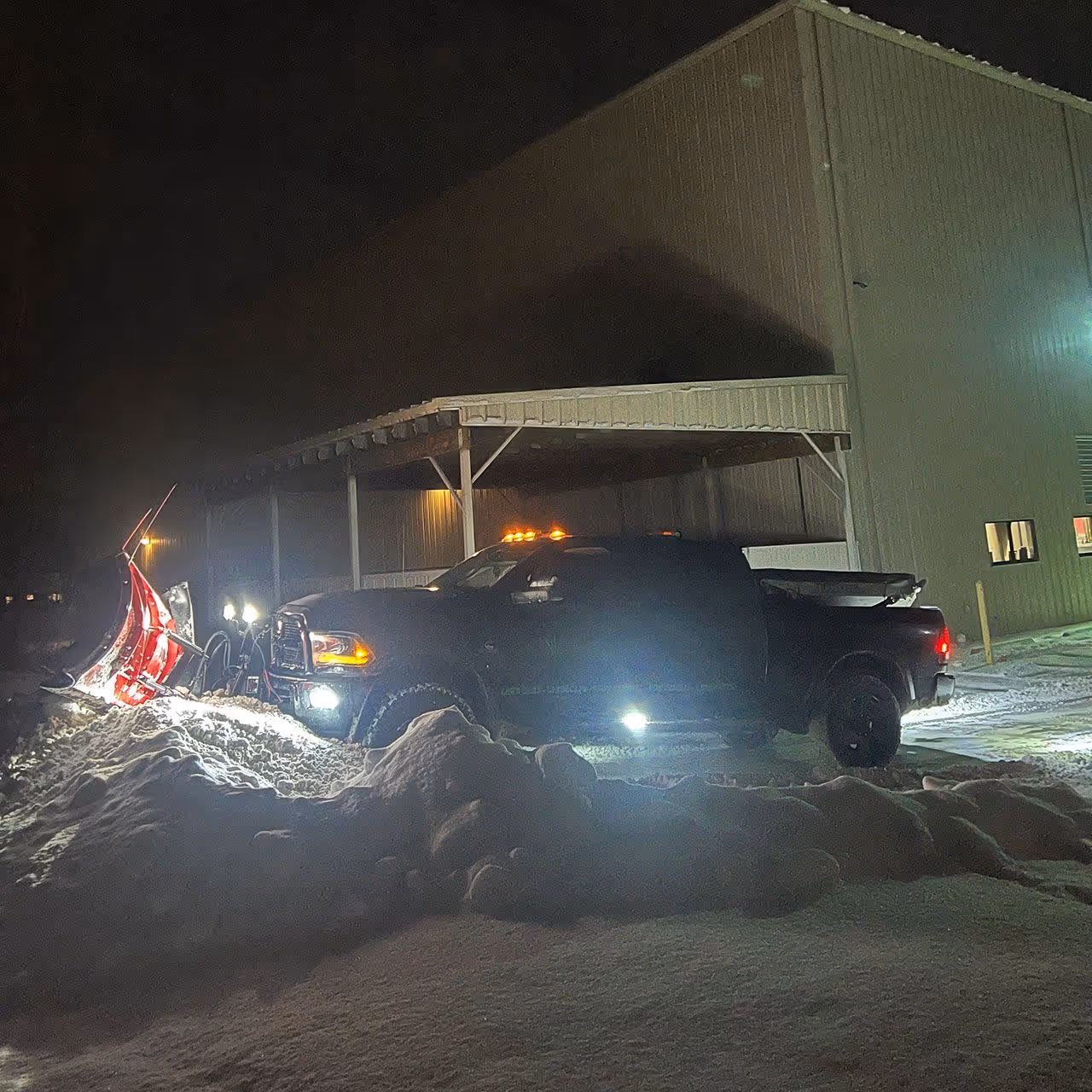 Ice control and salt application for commercial sites in Bedford Township, MI