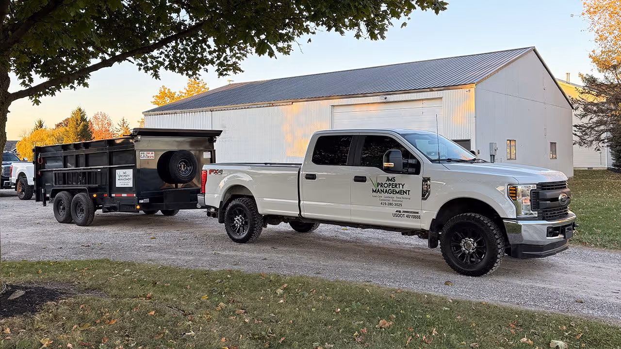 Junk Removal and Hauling near me by JMS Property Management.