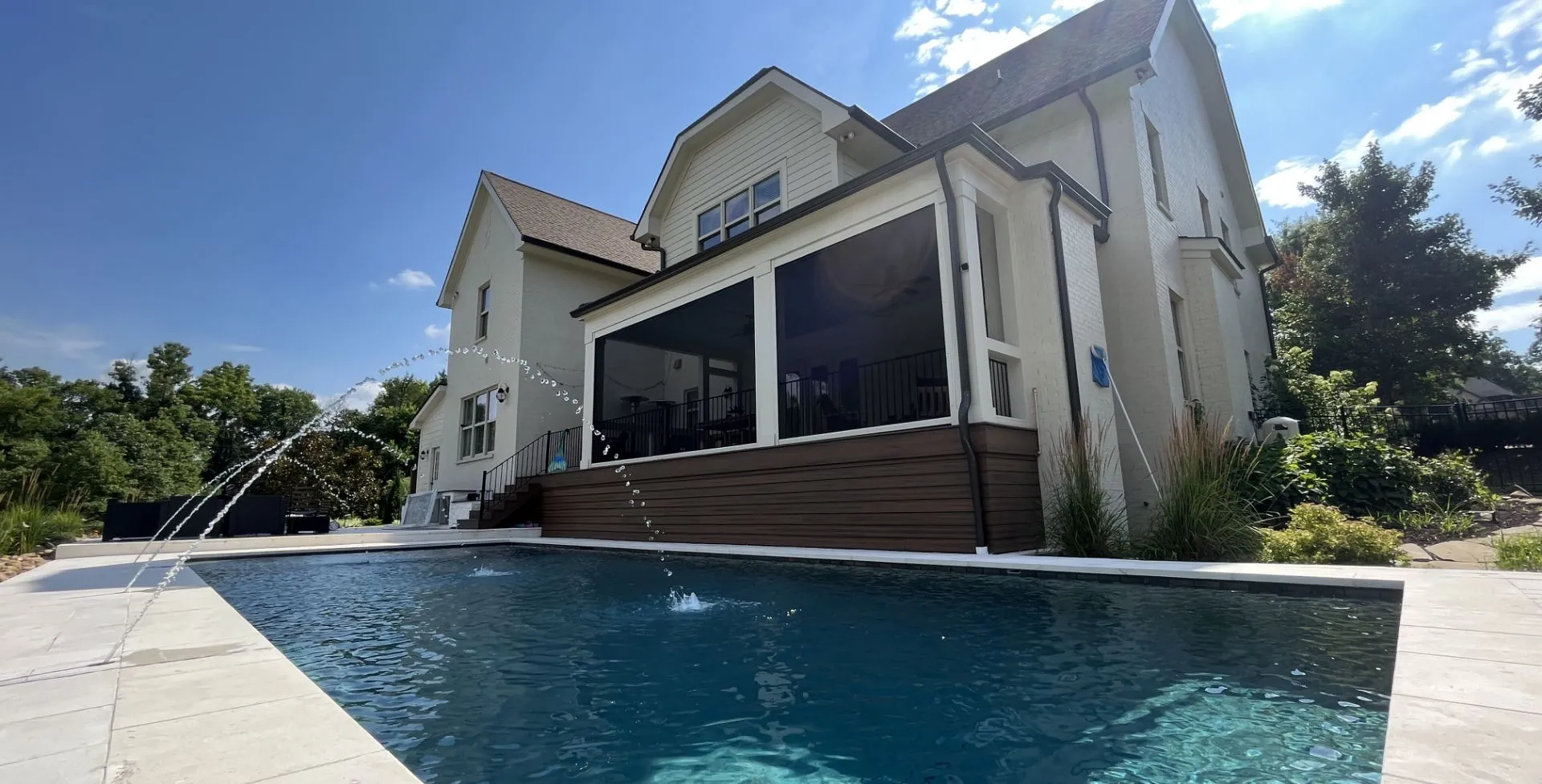 Solar Screens by pool
