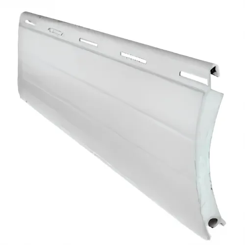 White rolling shutter slat.