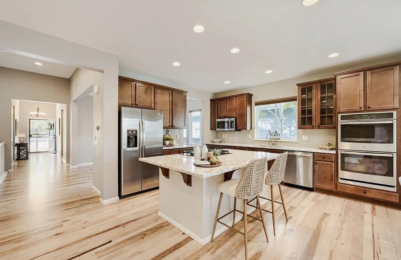 Clean kitchen prepared for recurring maintenance service