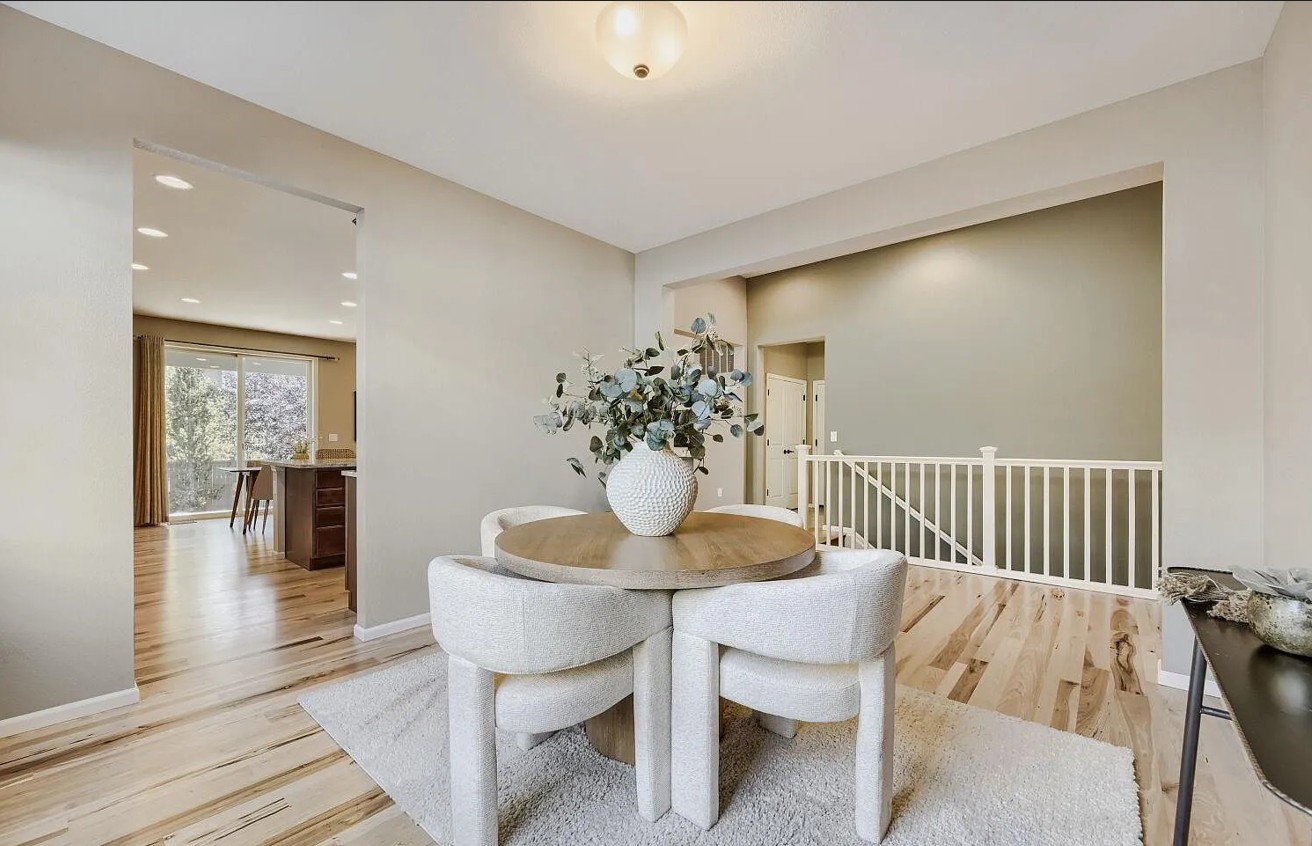 Bright dining area prepared with customized cleaning options