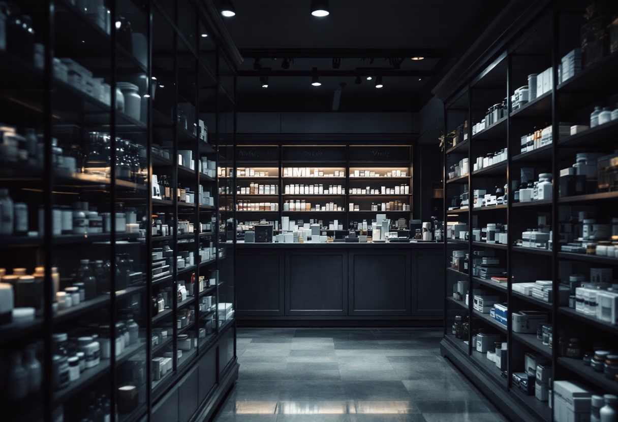 [background image] calm, inviting pharmacy interior