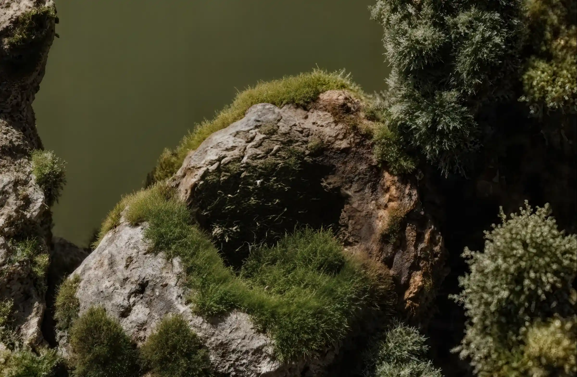 Moss on the rocks