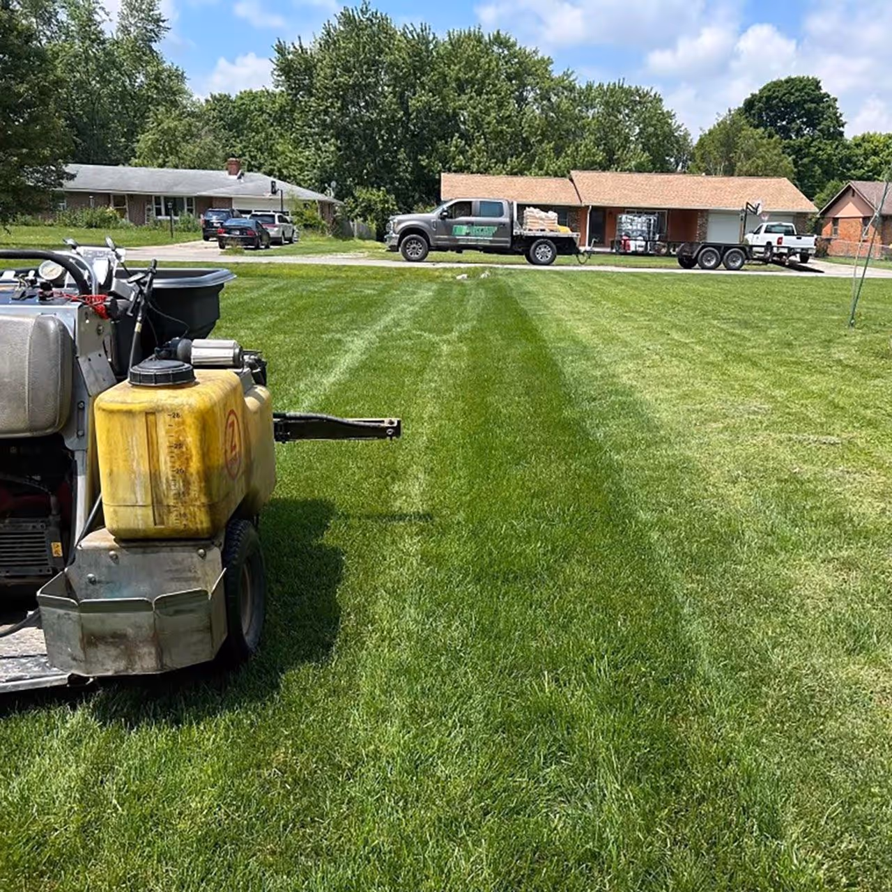 Lawn fertilization and turf care services near me in Central Indiana