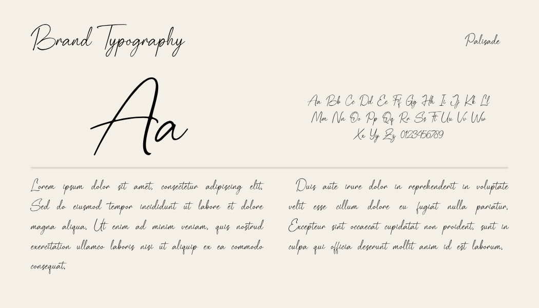 Restorative consulting typography 