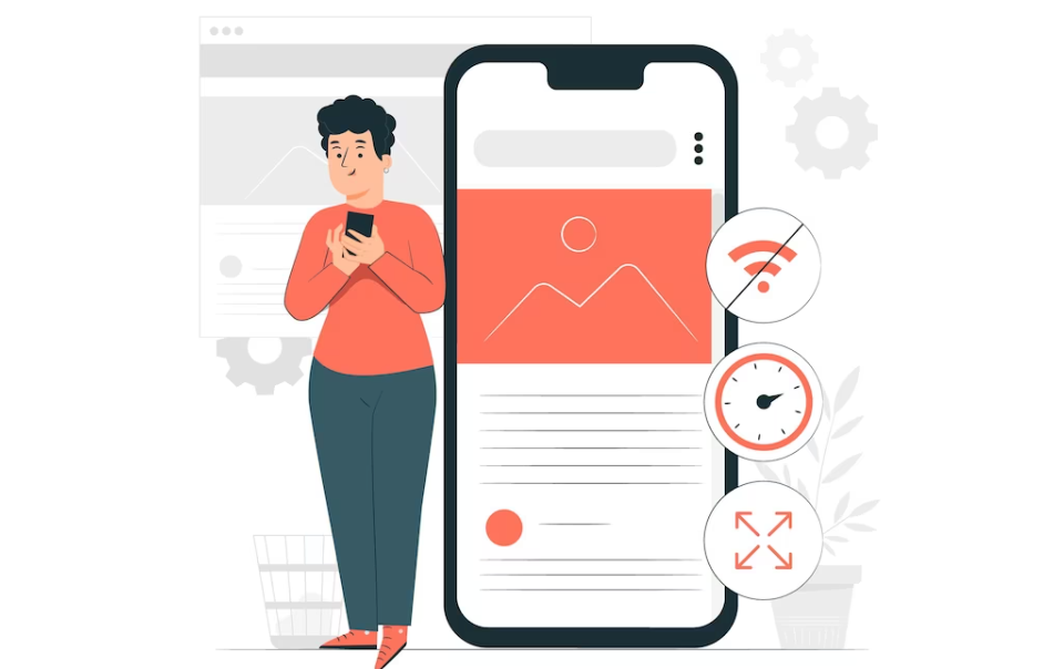 graphic of mobile responsiveness
