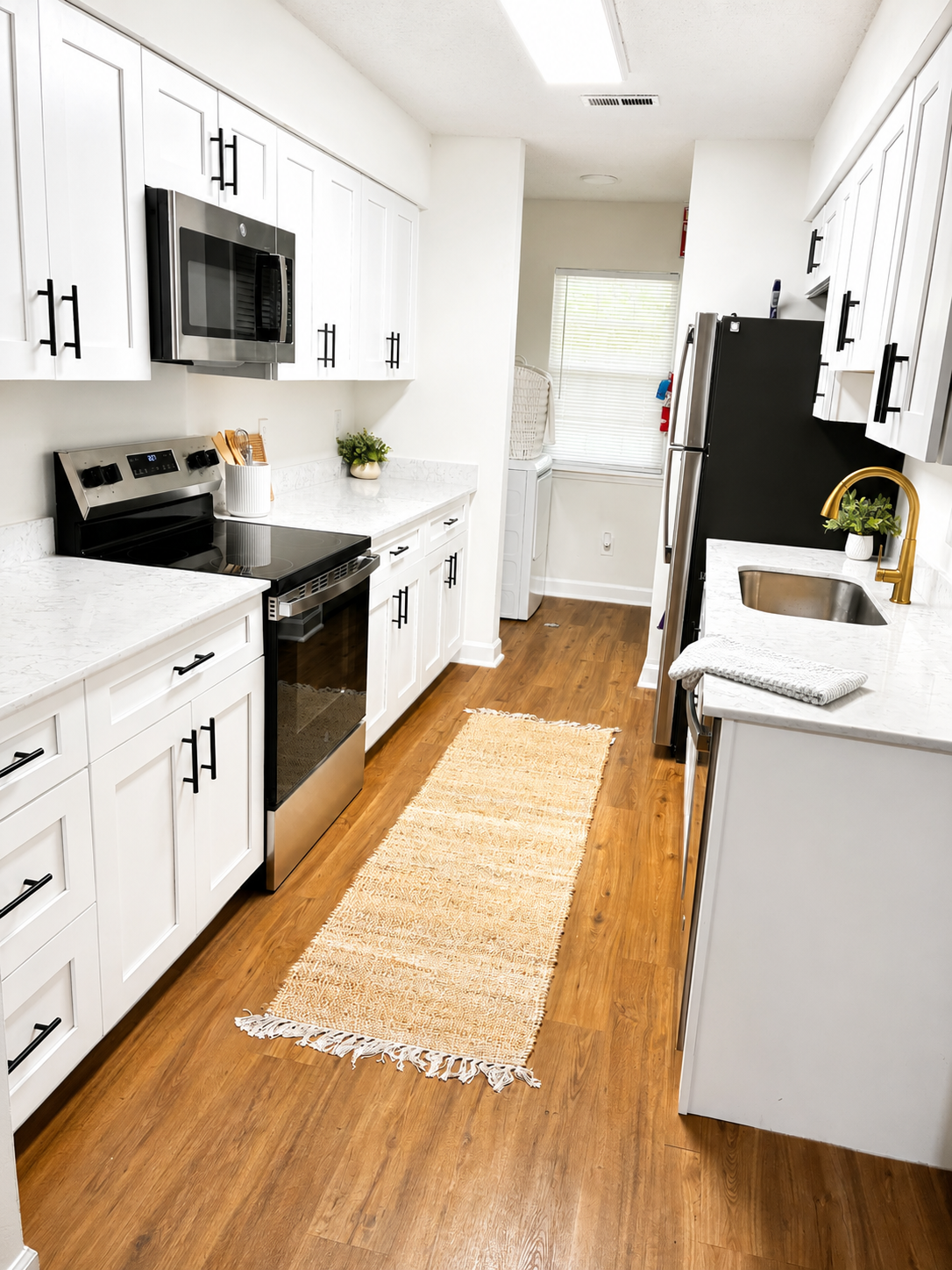kitchen with stainless steel appliances