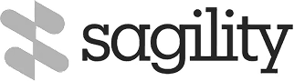 Sagility logo.