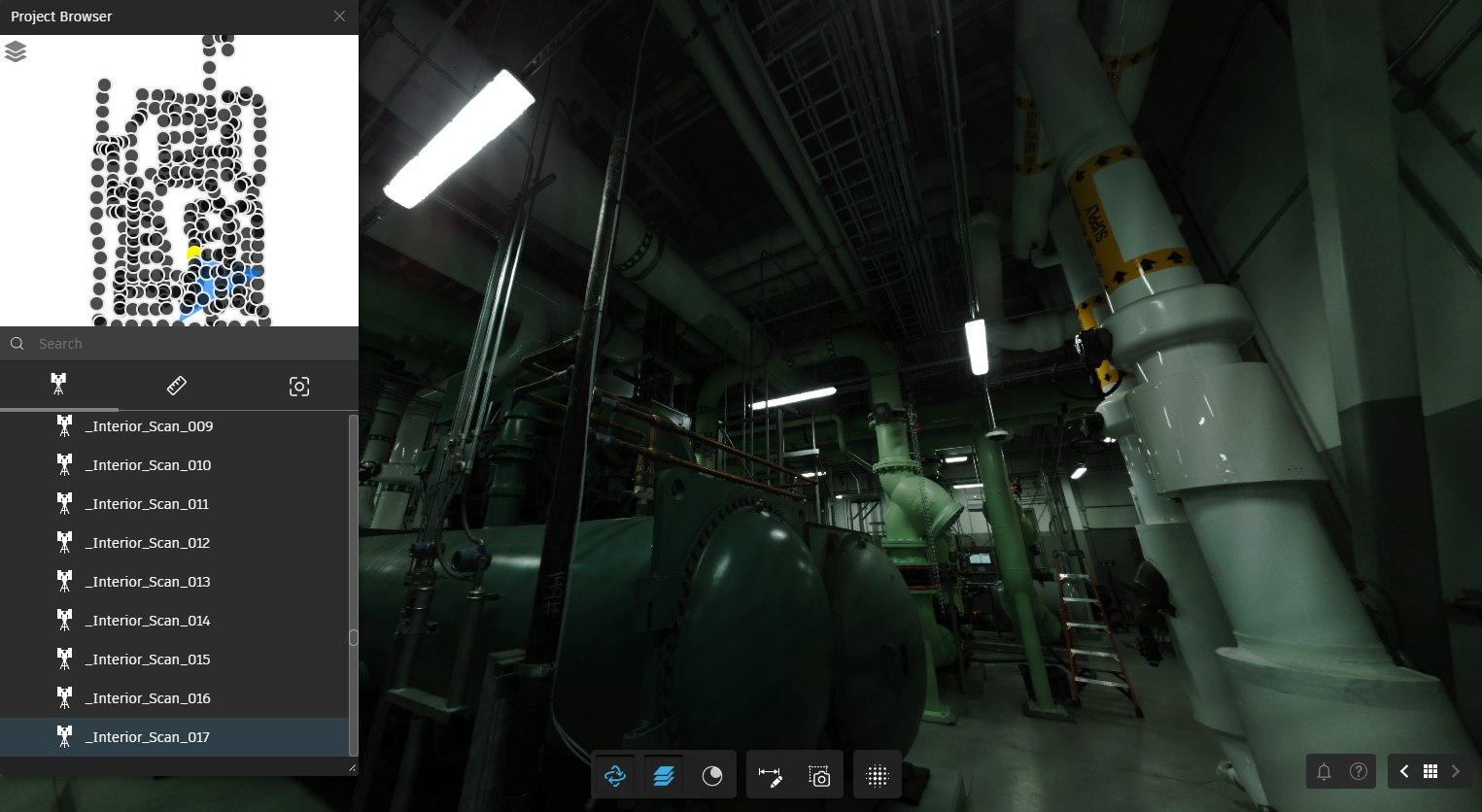 3D capture of industrial facility