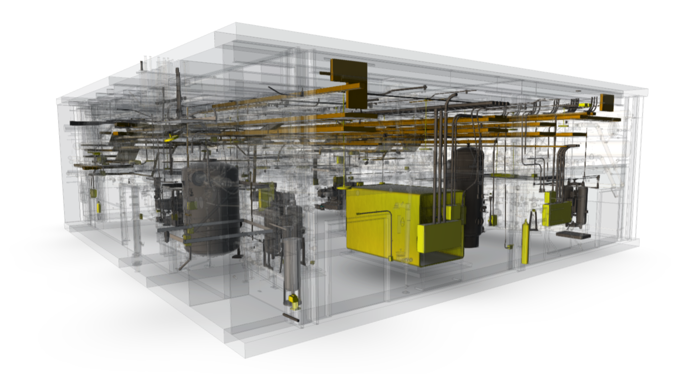 asbuilt 3d model power plant