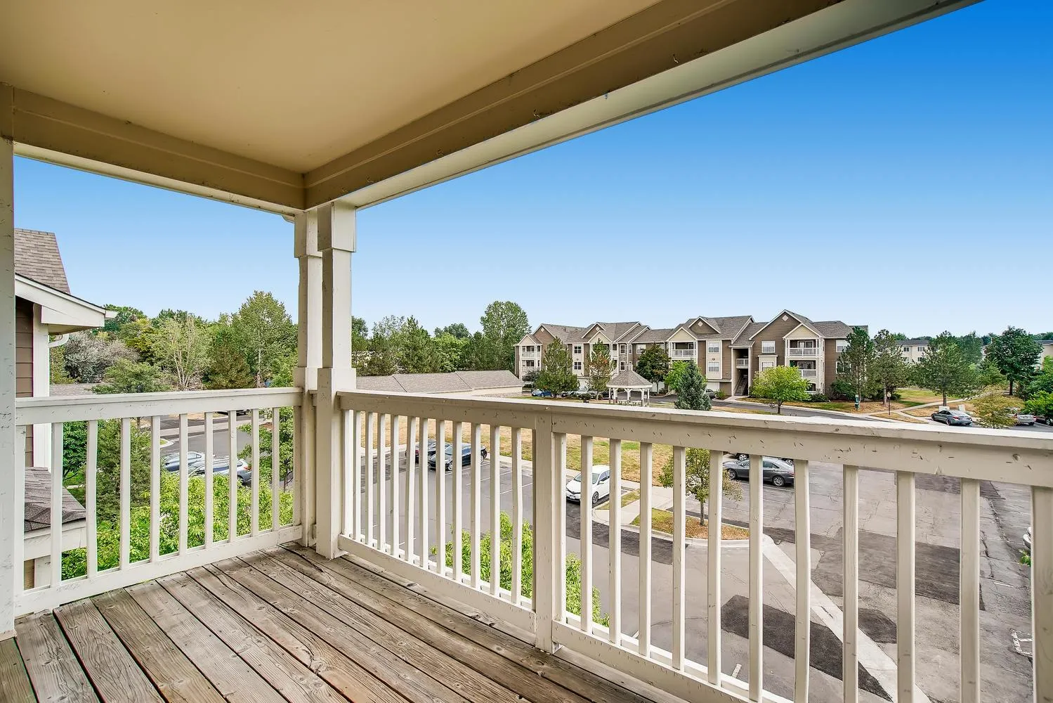 mountain view from balcony