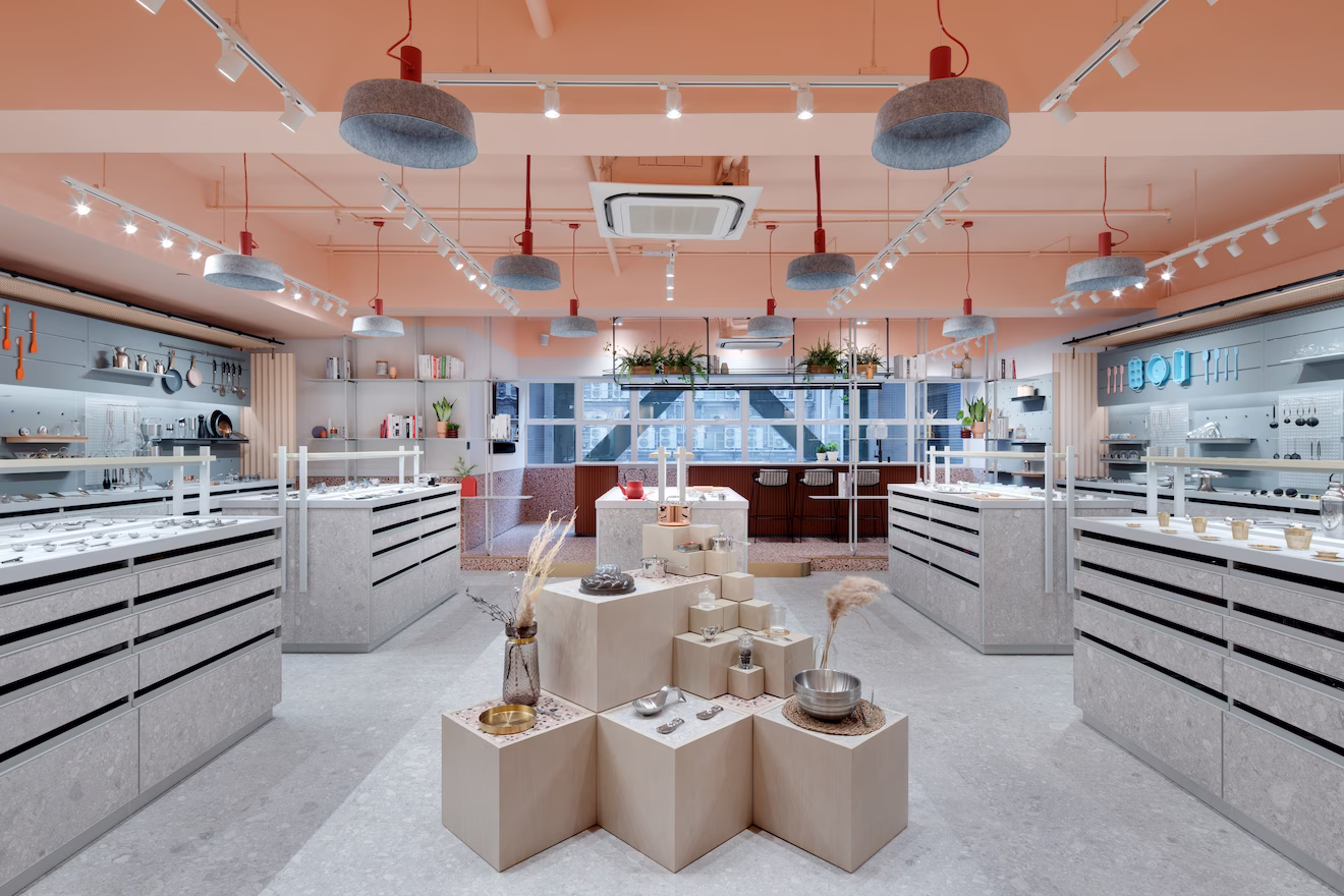 Lee Yuen Housewares showroom interior designed by Studio X in Hong Kong
