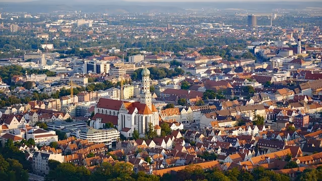 augsburg, aerial view, downtown, augsburg, augsburg, augsburg, augsburg, augsburg