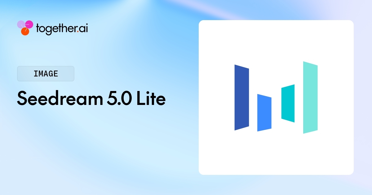 Seedream 5.0 Lite API | Together AI