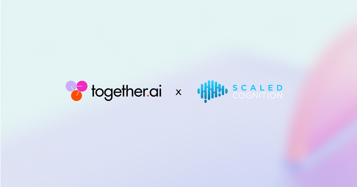 How Scaled Cognition Trains APT-1 on Together AI GPU Clusters