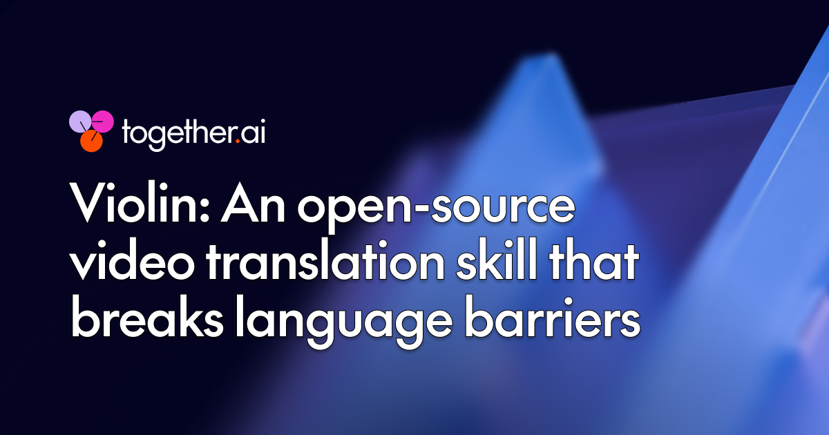 Violin: Open-Source Video Translation Tool Launched