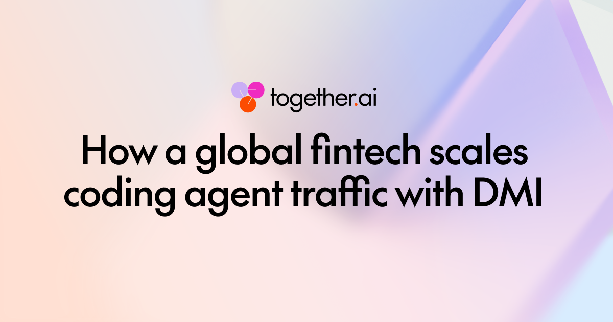 How a global fintech scaled coding agent traffic with Dedicated Model Inference