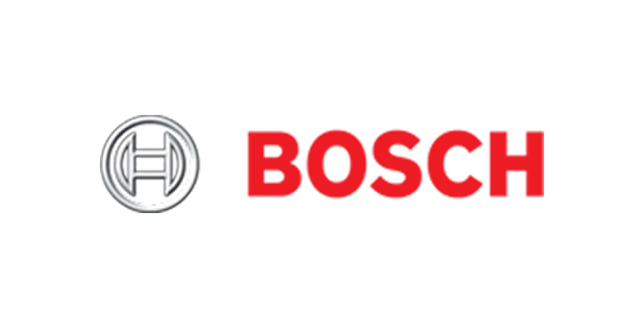 Bosch logo with a stylized H inside a circle to the left of the bold red BOSCH text.