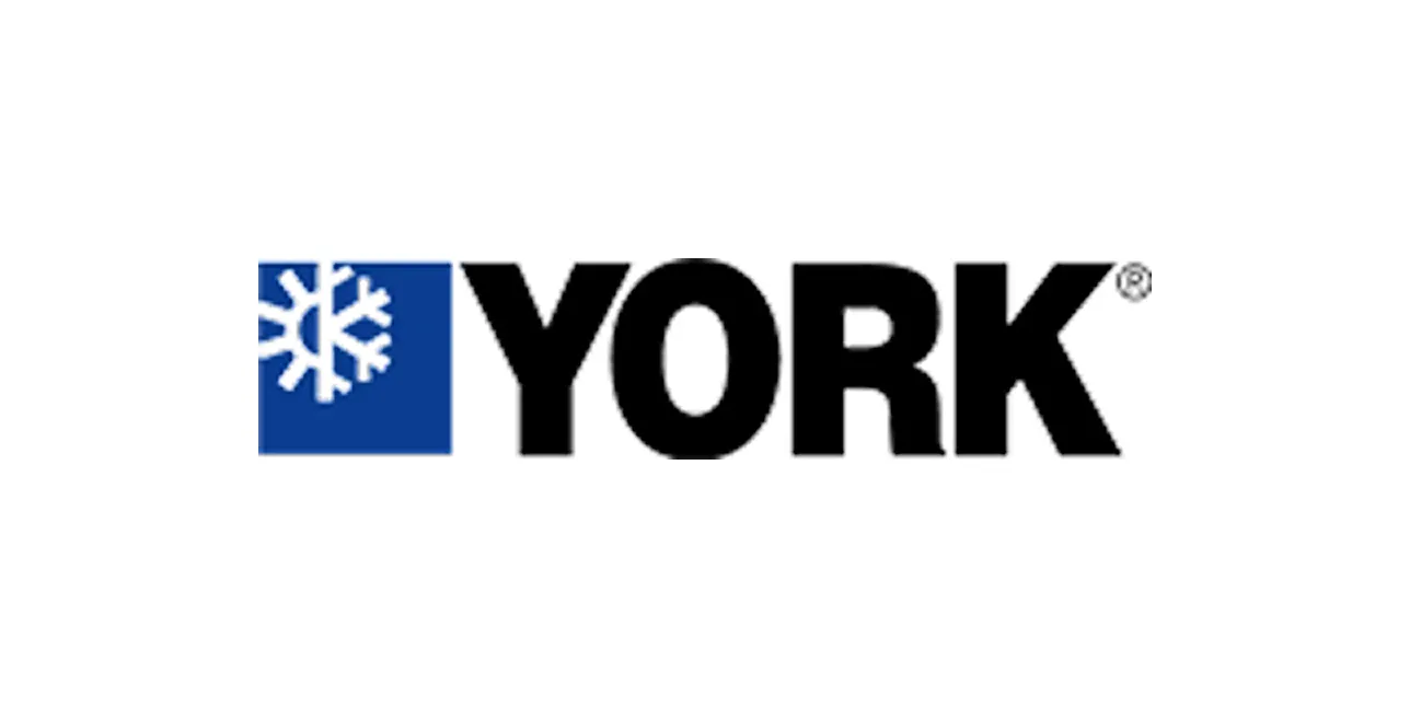 YORK company logo with a blue square containing a white snowflake symbol on the left.