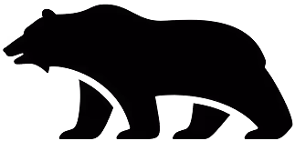 Black Lucid bear logo.