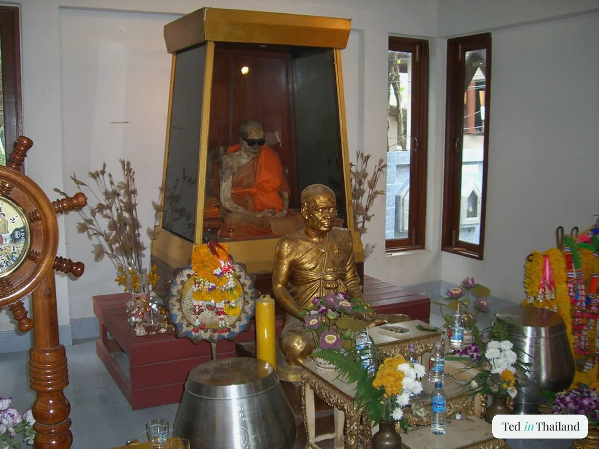 Mummified Monk at Wat Khunaram