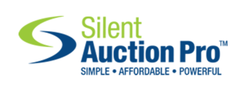 Silent Auction Pro logo, highlighting the best traditional silent auction software
