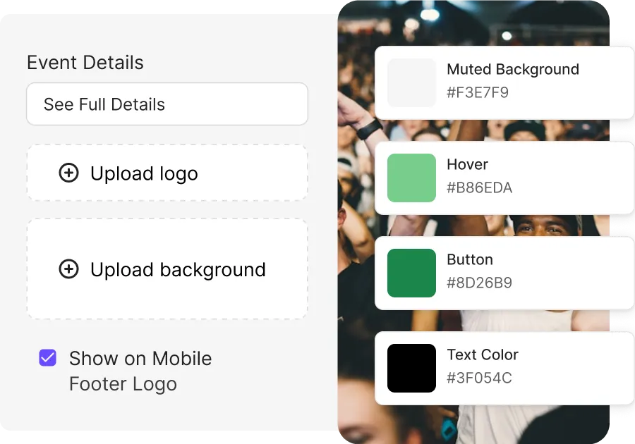 Theme Editor use case for Handbid auction and fundraising platform