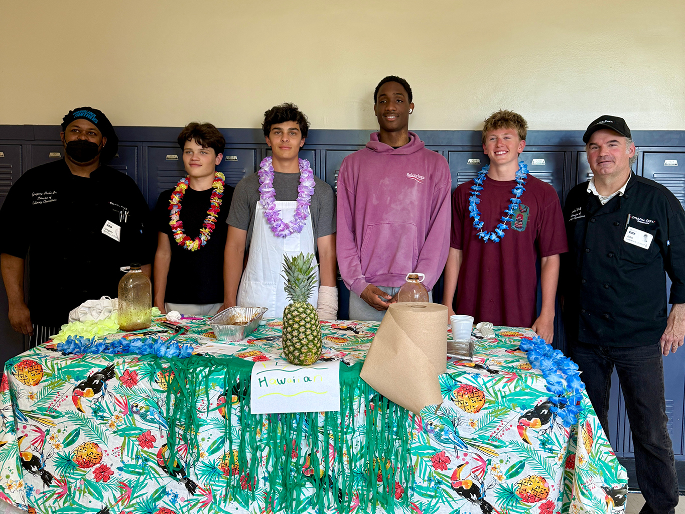 Team Flyin' Hawaiian poses with their sauce